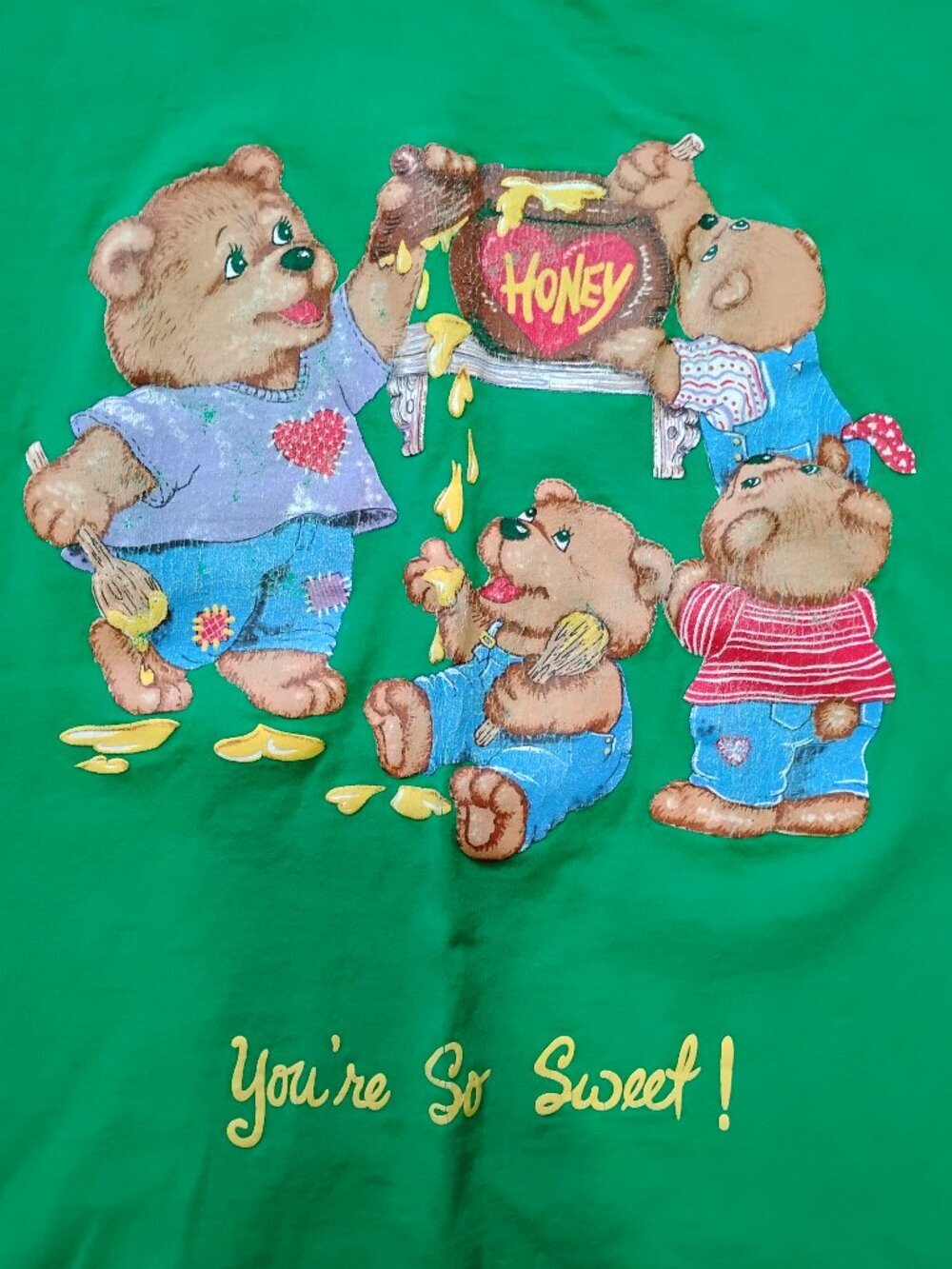 Vintage Bears Honey So Sweet Cute T-Shirt